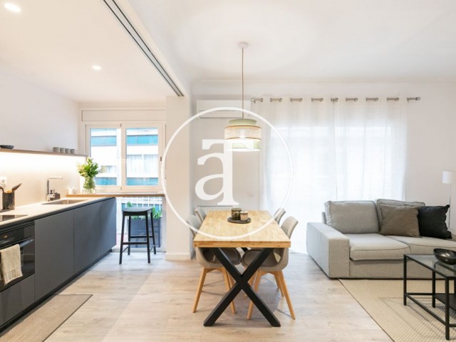 Monthly rental apartment with 3 bedrooms and terrace in Sarrià - Sant Gervasi