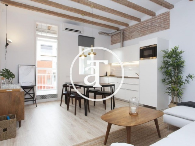 Monthly rental apartment with 1 bedroom apartment in Llibertat street in Barcelona